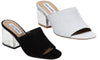 Steve Madden Women's Dalis Slip On Heel Sandal, 2 Color Options