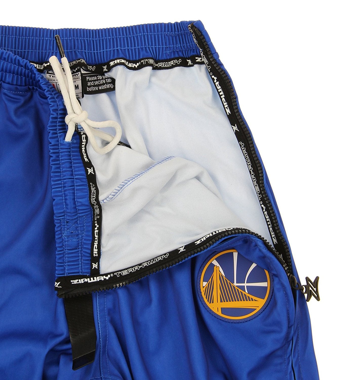 Zipway NBA Men's Golden State Warriors Retro Pop Tear-away Pants – Fanletic