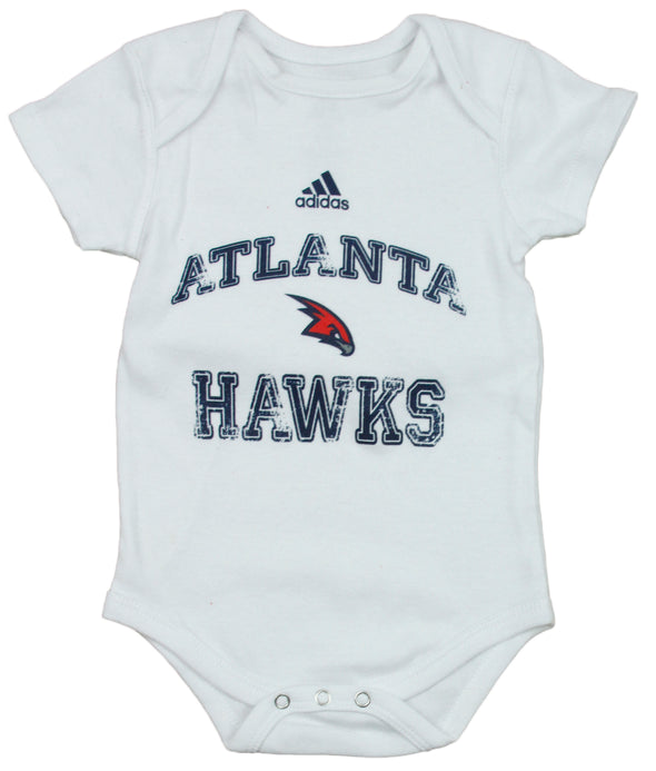 Adidas NBA Basketball Infants Atlanta Hawks Bodysuit Creeper 3 Pack Set