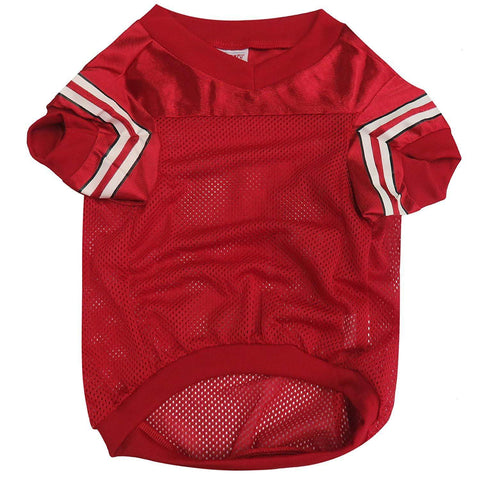 Sporty K-9 NCAA Ohio State Buckeyes Football Dog Jersey