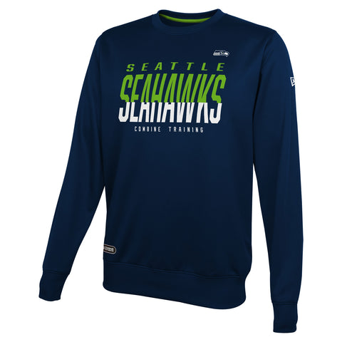 New Era Seattle Seahawks NFL Men's Pro Style Long Sleeve Shirt, Blue