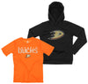 OuterStuff NHL Youth Anaheim Ducks Team Performance Hoodie and Tee Combo Set
