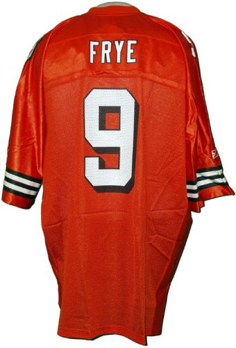 Reebok Cleveland Browns Mens NFL Football Jersey Charlie Frye #9 Jersey, Orange
