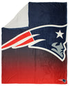 FOCO NFL New England Patriots Gradient Micro Raschel Throw Blanket, 50 x 60