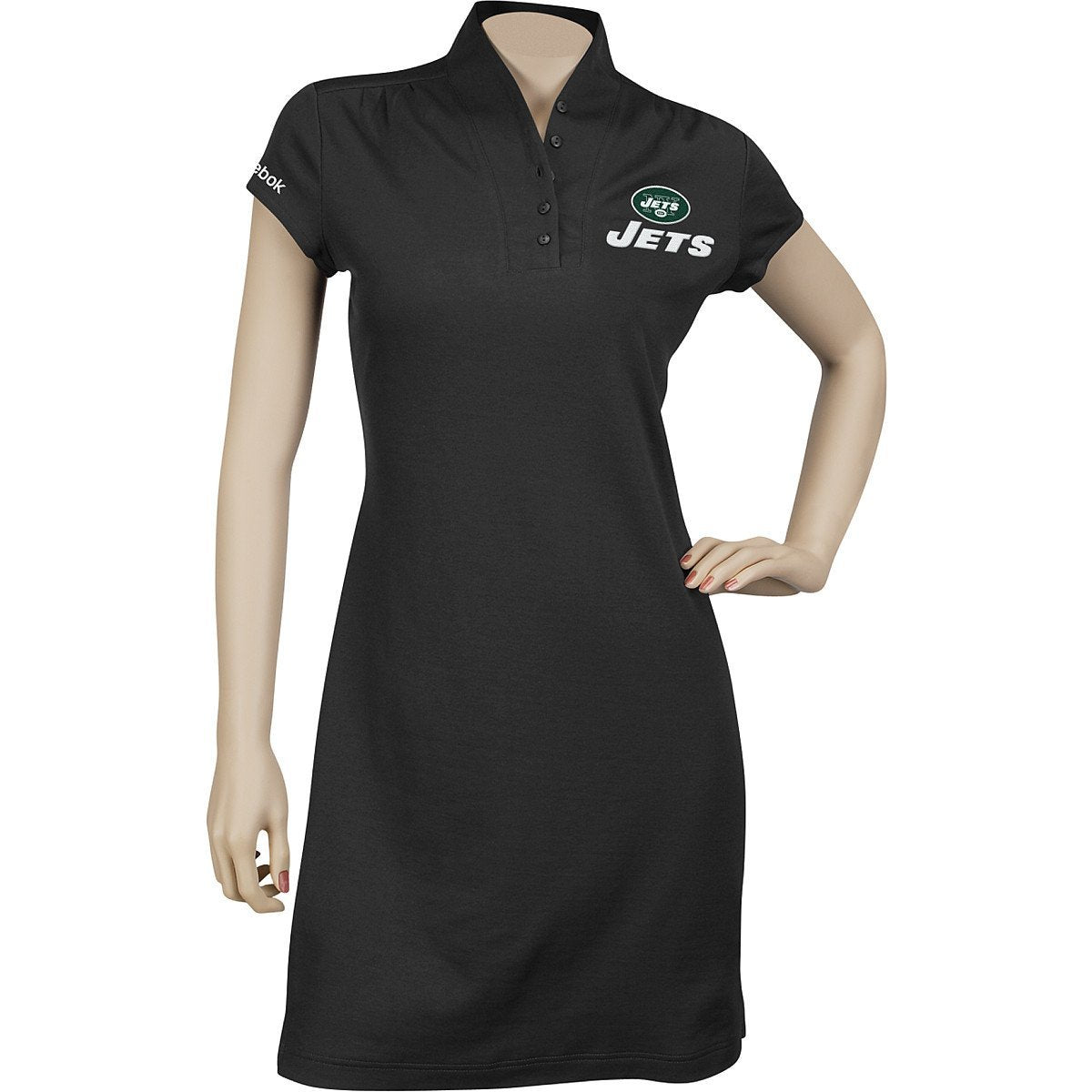 Reebok New York Jets NFL Football Women's Casual Polo Shirt Dress