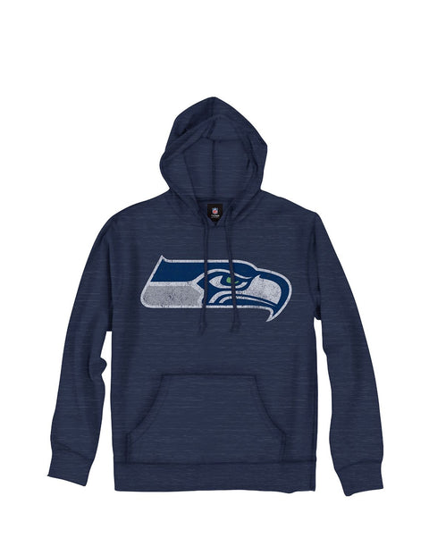 Seattle Seahawks NFL Football Men's Primary Logo Pullover French Terry Hoodie