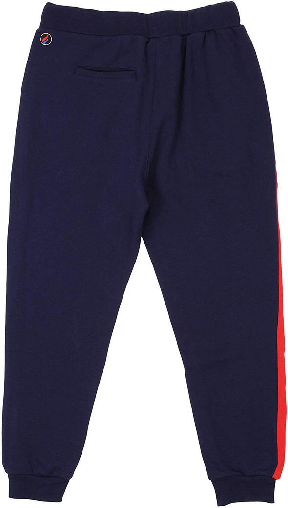 FISLL NBA Men's Detroit Pistons French Terry Jogger with Piping