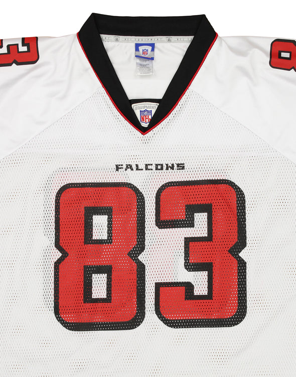 Reebok NFL Men's Atlanta Falcons Alge Crumpler #83 Replica Jersey, White