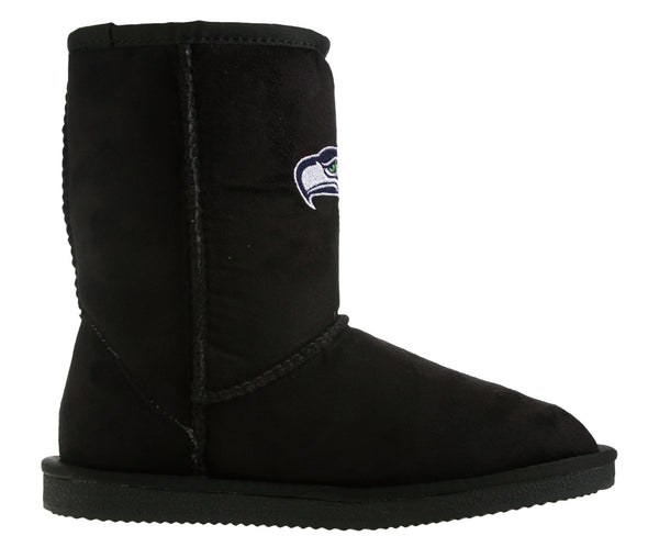 Cuce Shoes NFL Women's Seattle Seahawks The Ultimate Fan Boots Boot - Black