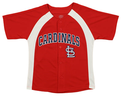Outerstuff MLB Youth Boys St. Louis Cardinals Blank Baseball Jersey, Red