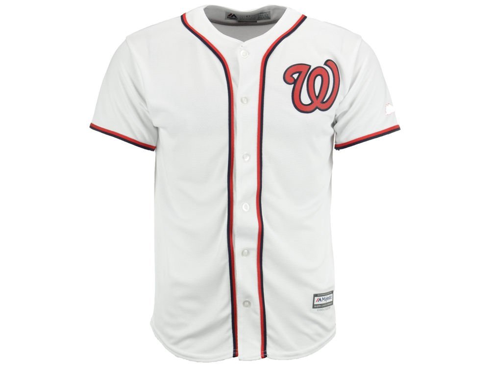Outerstuff MLB Youth Washington Nationals White Home Cool Base Jersey –  Fanletic