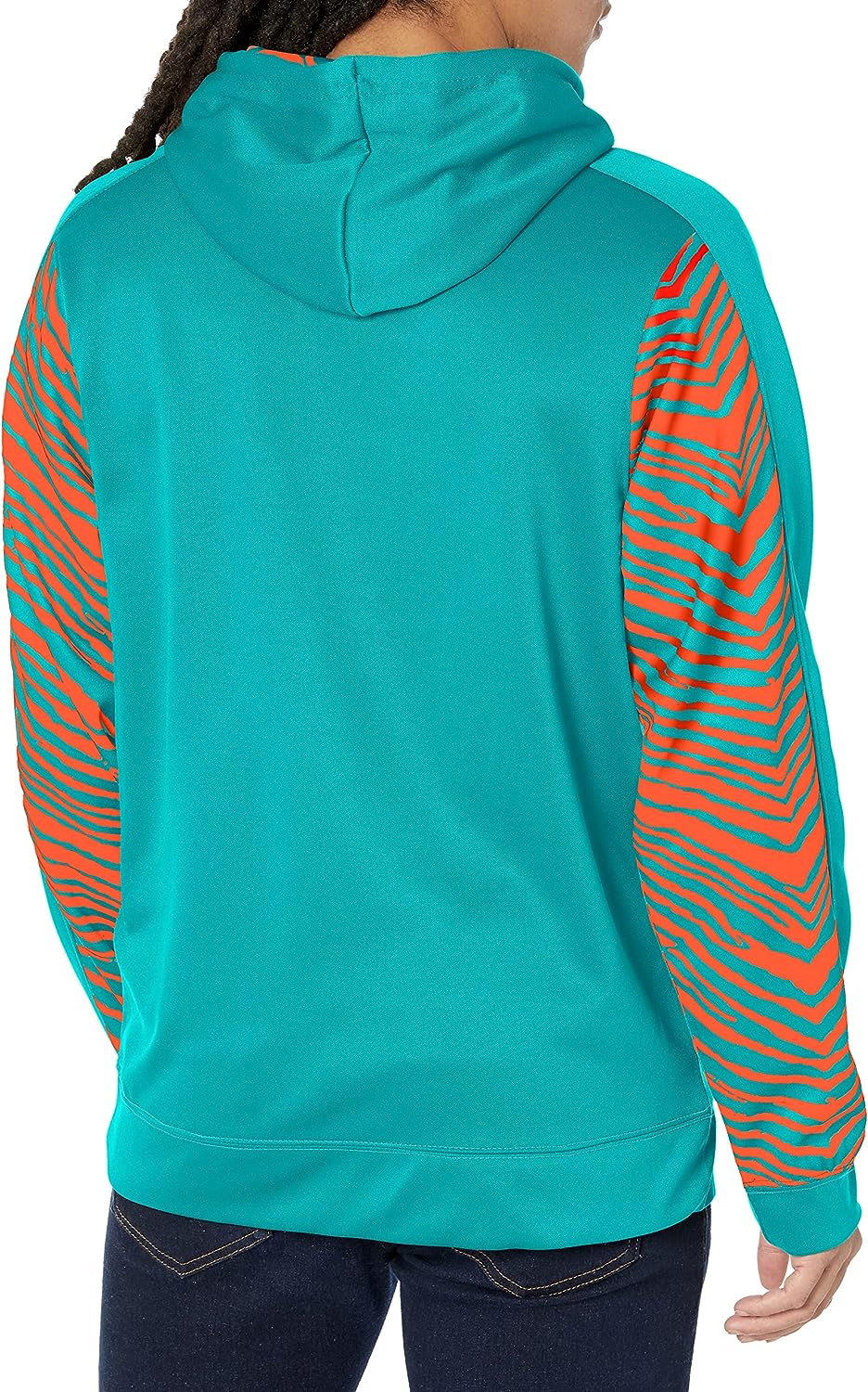 Zubaz NFL Men's Miami Dolphins Team Color with Zebra Accents Pullover –  Fanletic