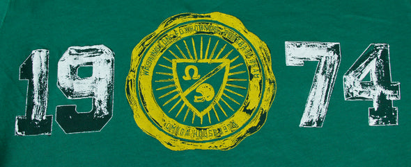 Big Star Omega House 1974 Mens Short Sleeve Graphic Tee, Green