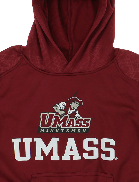 NCAA Youth Massachusetts Minutemen Performance Hoodie, Maroon