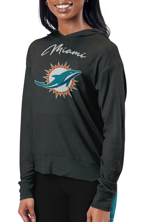 Certo By Northwest NFL Women's Miami Dolphins Session Hooded Sweatshirt