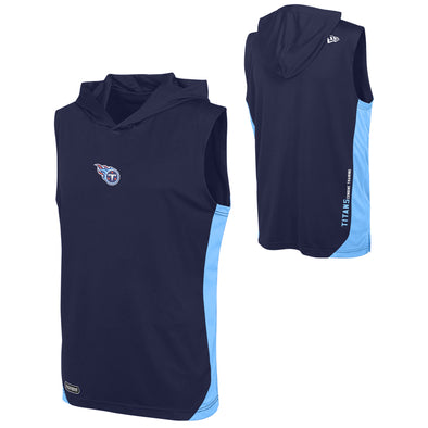 New Era NFL Men's Tennessee Titans Champions Flair Hooded Muscle T-Shirt
