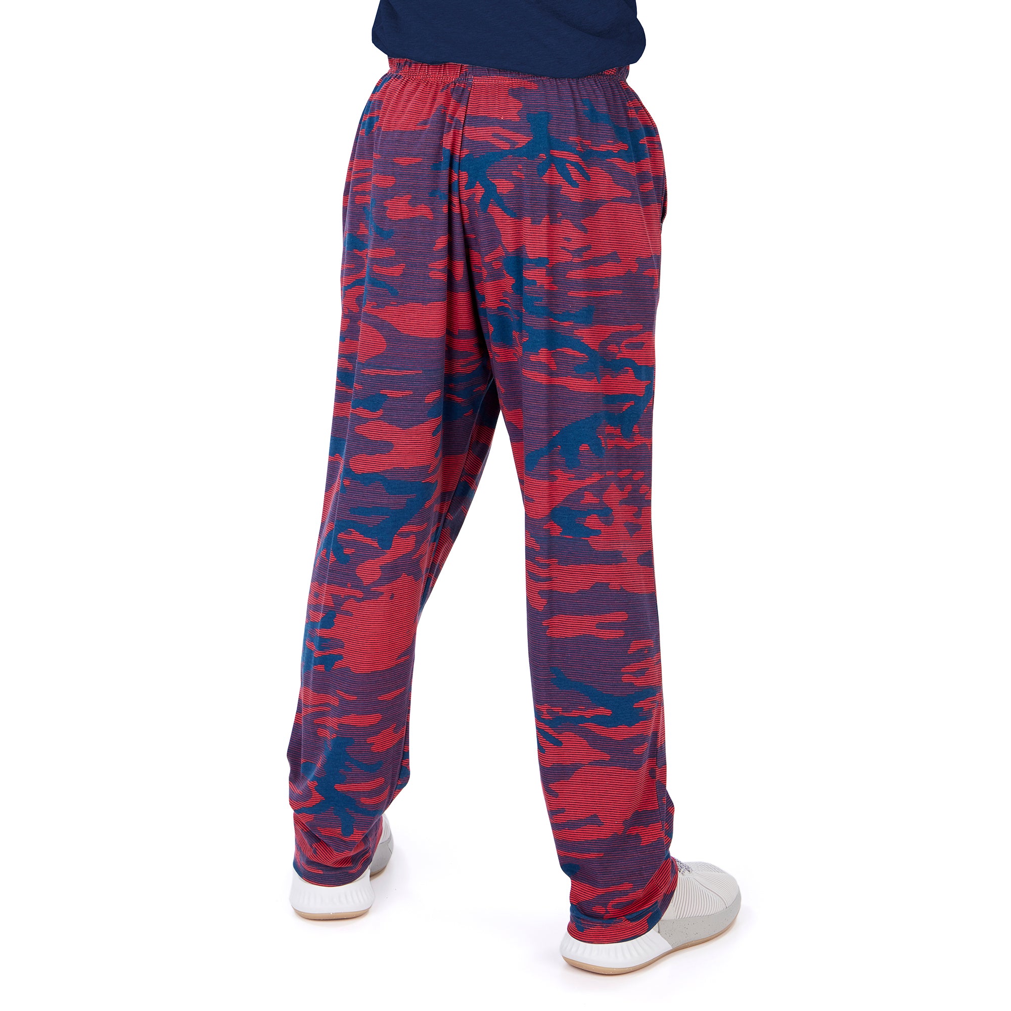 Zubaz NFL Men's New England Patriots Zebra Print Lounge Pants