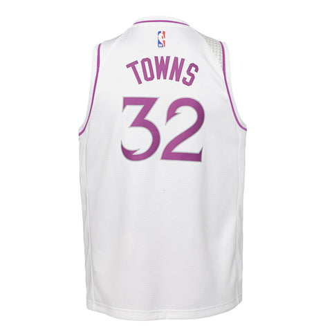 Nike NBA Youth Minnesota Timberwolves Towns #32 Swingman City Edition Jersey