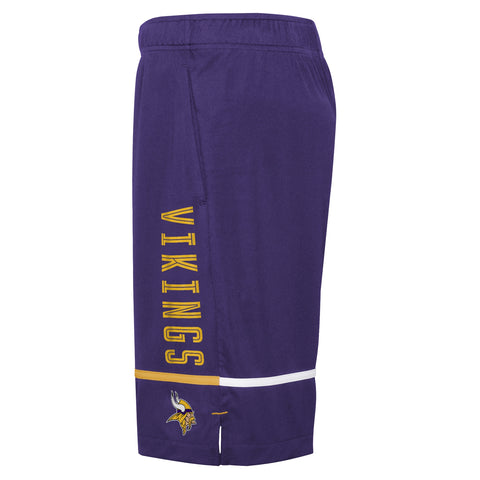 Outerstuff NFL Men's Minnesota Vikings Rusher Performance Shorts