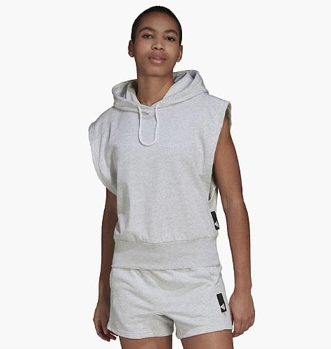 Adidas Women's Studio Lounge Summer Sleeveless Hoodie, Color Options