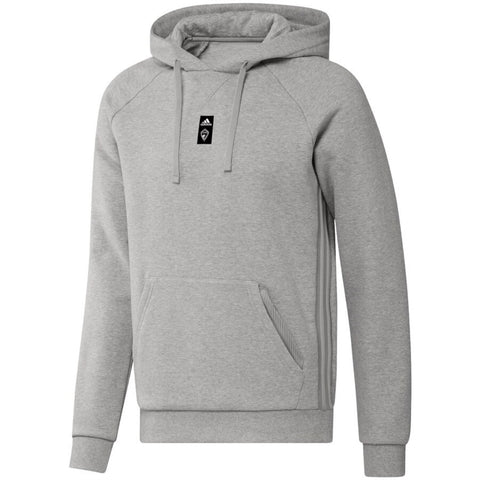 Adidas MLS Men's Colorado Rapids Travel Hoodie, Medium Grey Heather