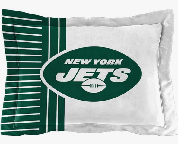 Northwest NFL New York Jets Safety FULL/QUEEN Comforter and Shams