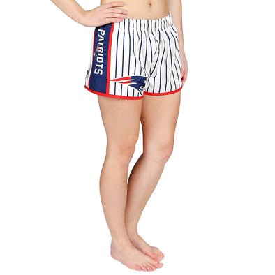 Forever Collectibles NFL Women's New England Patriots Pinstripe Shorts