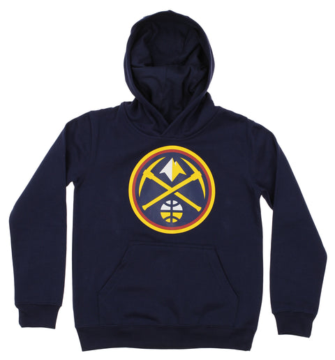 Outerstuff NBA Youth Denver Nuggets Primary Logo FLC Hoodie