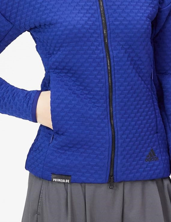 Adidas Women's Z.N.E Hooded Full-Zip Jacket, Victory Blue