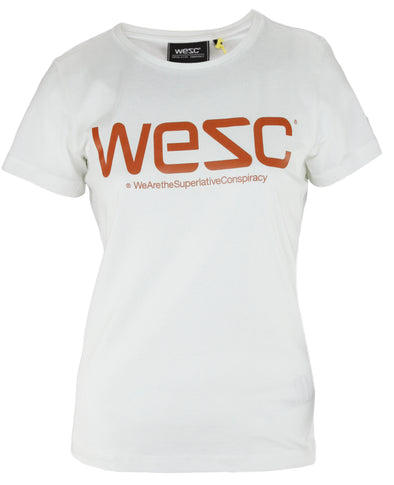 Wesc Women's Brand Logo Short Sleeve Shirt Top Tee - Color Options