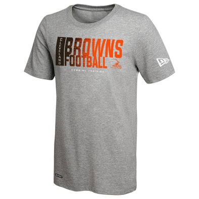 New Era Cleveland Browns NFL Men's Game On Short Sleeve T-Shirt, Grey