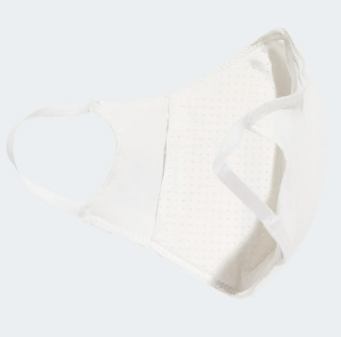 Adidas Adult Standard Face Covers, 3-Pack, White, Size Options