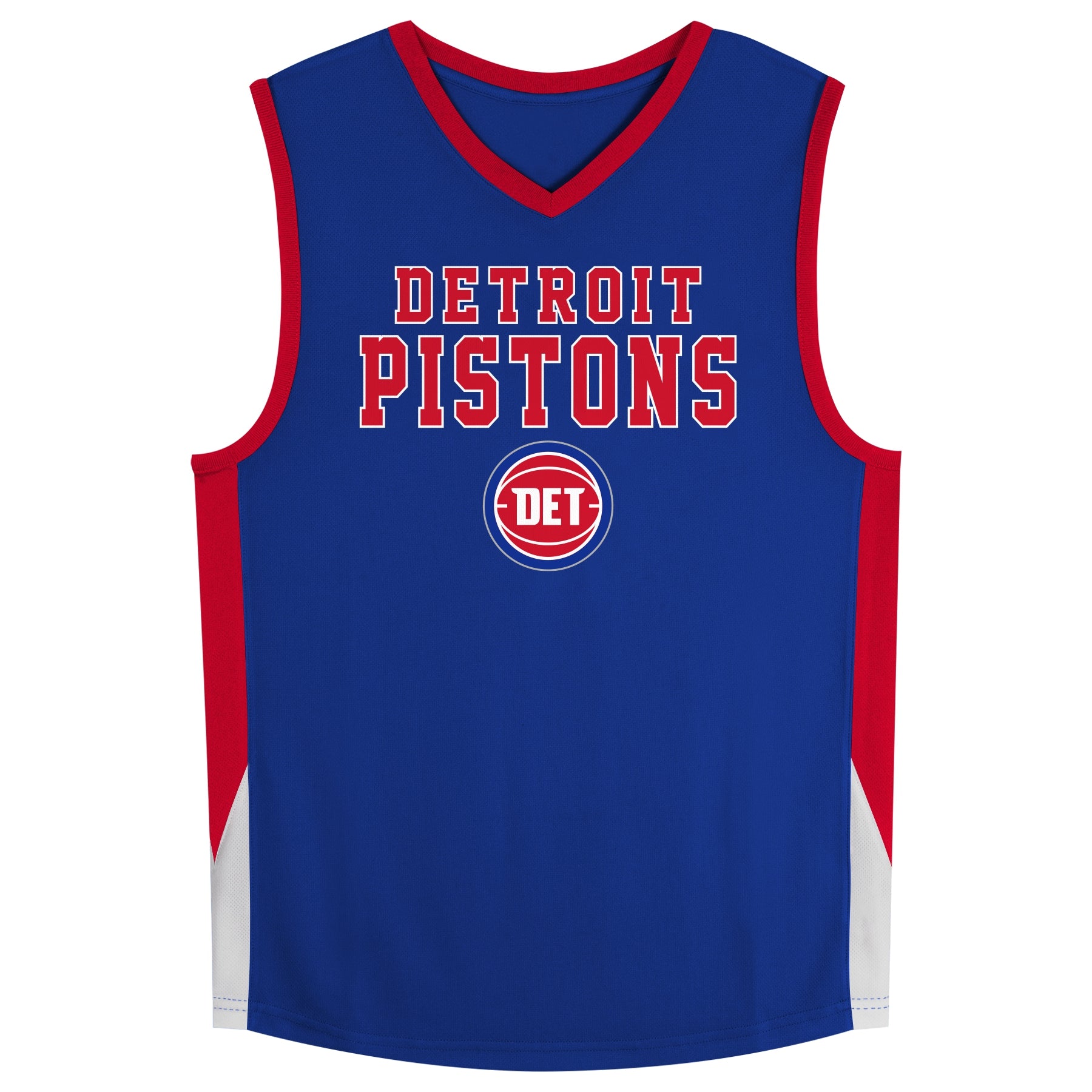 Outerstuff NBA Detroit Pistons Youth (8-20) Knit Top Jersey with Team Logo Outerstuff NBA Detroit Pistons Youth (8-20) Knit Top Jersey with Team Logo