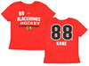 Reebok NHL Youth/Kids Chicago Blackhawks Patrick Kane #88 Player Tee