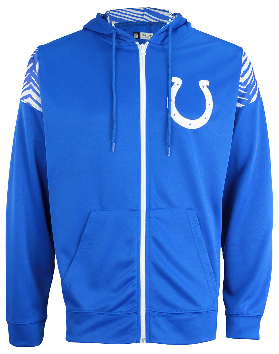 Zubaz NFL Men's Indianapolis Colts Team Color Camo Back Panel Hoodie –  Fanletic