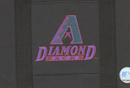 Arizona Diamondbacks MLB Kids Boys Girls School Mini Duffle Bag, Black