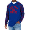 Zubaz NFL Men's New York Giants Viper Print Pullover Hooded Sweatshirt