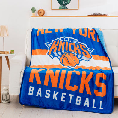 Northwest NBA New York Knicks Singular Silk Touch Throw Blanket, 45" x 60"