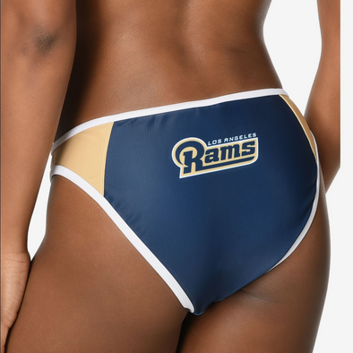 FOCO Women's Los Angeles Rams Team Logo Swim Suit Bikini Bottom