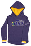 Mitchell & Ness NBA Youth (8-20) New Orleans Jazz Lightweight Hoodie