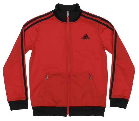 Adidas Youth Separates Training Track Jacket, Scarlet / Black