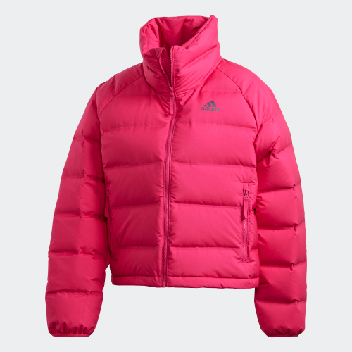 Adidas puffer 2025 jacket pink