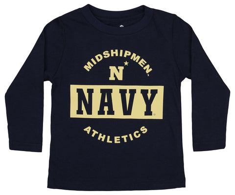 Outerstuff NCAA Toddler Navy Midshipmen Goal Line Stand 3 in 1 Combo Tee