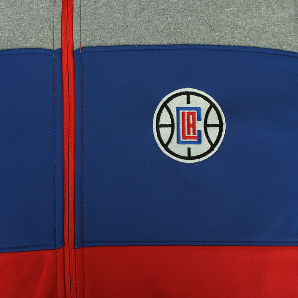 OuterStuff NBA Youth Los Angeles Clippers Performance Full Zip Stripe Jacket
