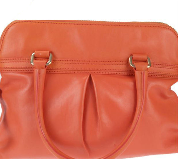Marc Jacobs "The Park" Leather Crossbody Shoulder Bag Purse - Coral MSRP $795