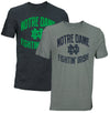 NCAA College Men's Notre Dame Fighting Irish Tri-Blend Tee T-Shirt