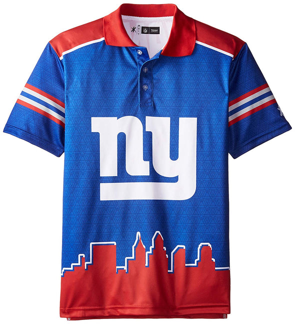 Forever Collectibles NFL Men's New York Giants Thematic Polo Shirt