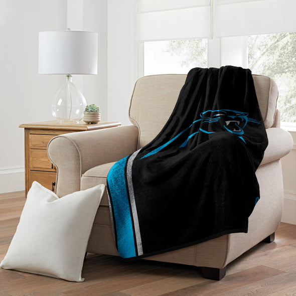 Northwest NFL Carolina Panthers Sherpa Throw Blanket