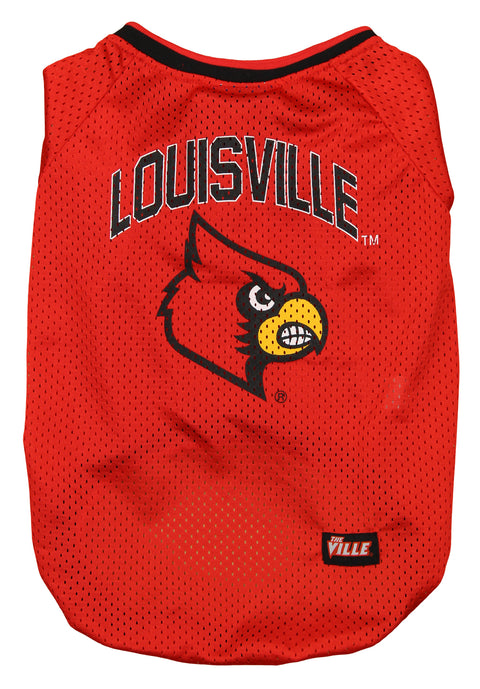Sporty K-9 NCAA Louisville Cardinals Football Dog Jersey