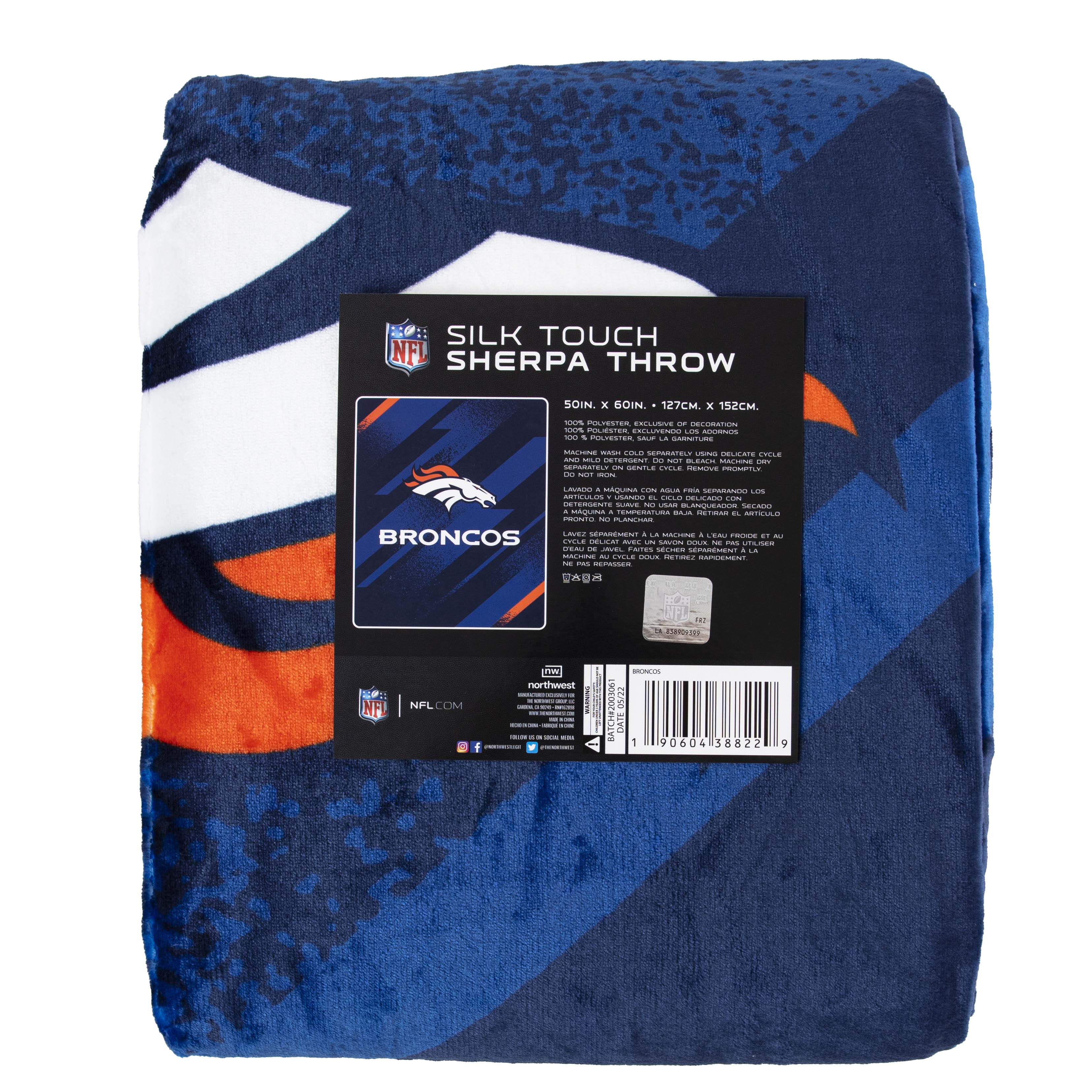 : Northwest The Company NFL Polyester Sherpa Throw